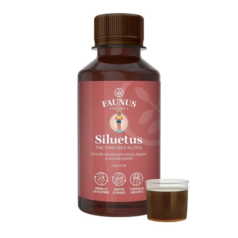 Faunus Tinctura Siluetus Fără Alcool - pentru reducerea greutății, 200ml FAUNUS PLANT — preț și oferte