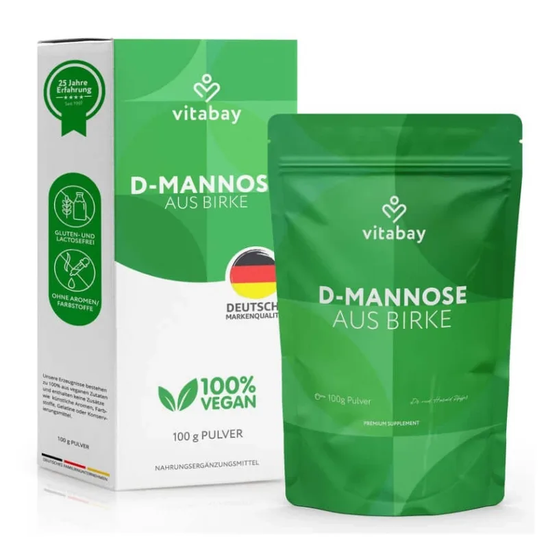 Vitabay D-Manoză pulbere din mesteacăn 100 g — preț și oferte