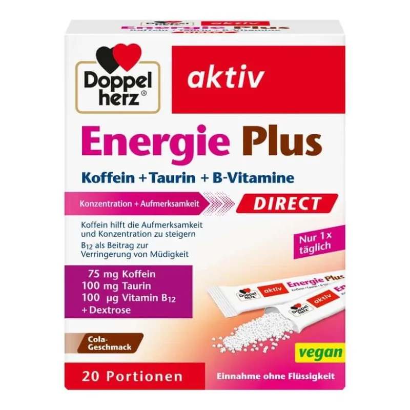 Doppelherz Energy Plus DIRECT 20 St — preț și oferte
