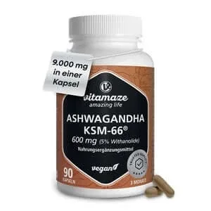 Ashwagandha KSM-66 600mg extract în doză mare 90 St — preț și oferte