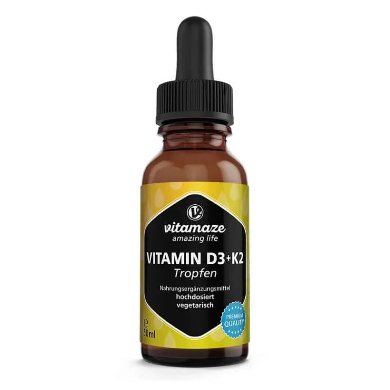 Vitamina D3 K2 1000 UI / 10 µg doză mare 50 ml — preț și oferte