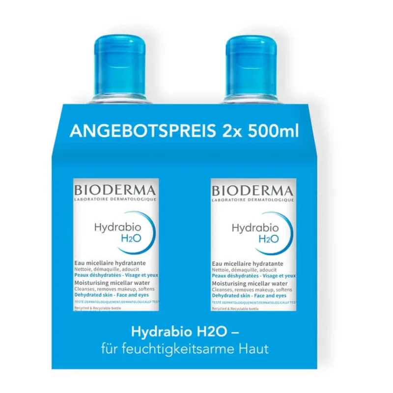 BIODERMA Hydrabio H2O Apă micelară Duopack 2x500 ml 2X500 ml — preț și oferte
