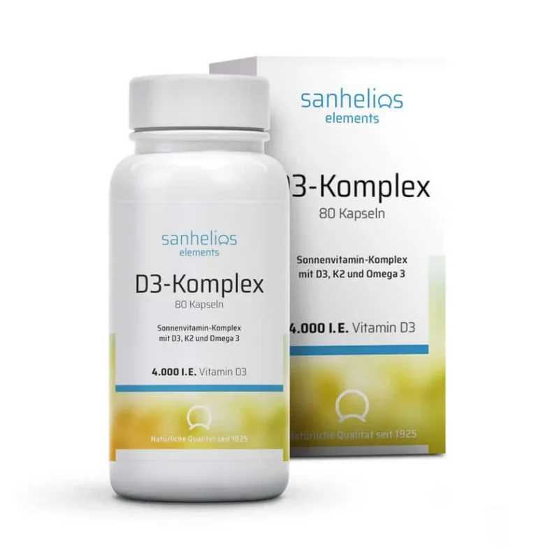 Sanhelios Vitamina D3 Vitamina solară compl. 80 St — preț și oferte