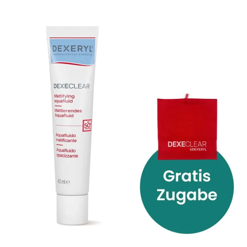 DEXECLEAR aqua fluid matifiant SPF50+ 40 ml — preț și oferte