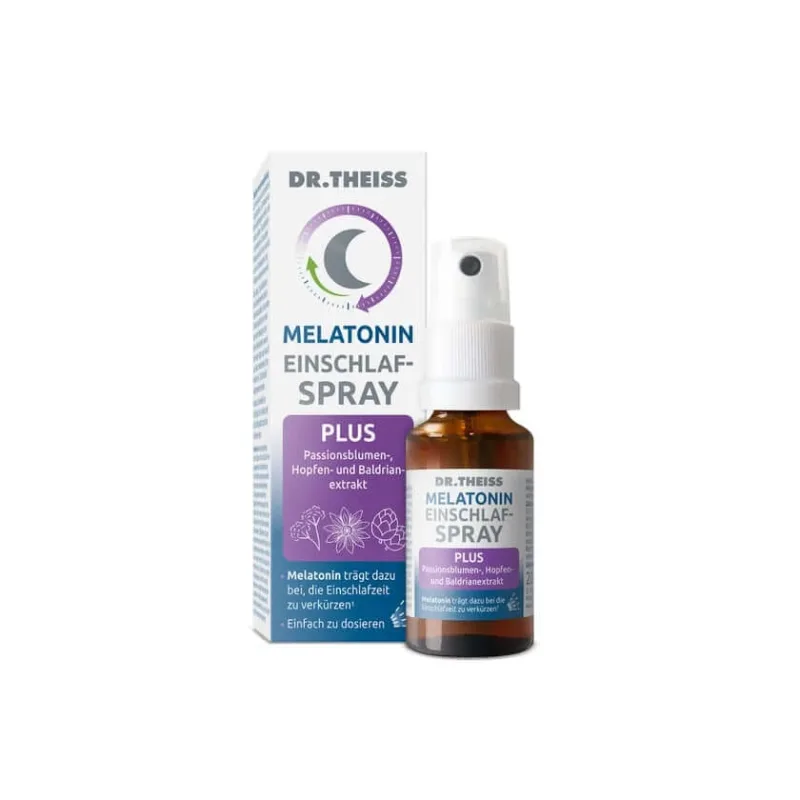 Dr Theiss Melatonin Spray pentru somn PLUS 20 ml — preț și oferte