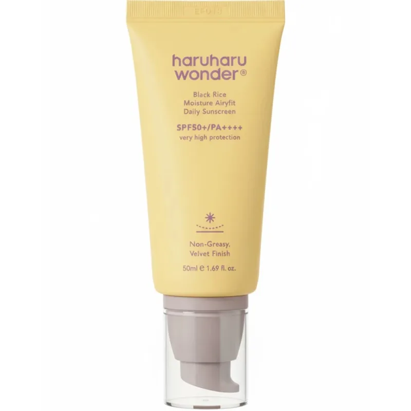 Cremă de protecție solară SPF 50+ Haruharu Wonder Black Rice Moisture Airyfit, 50 ml — preț și oferte