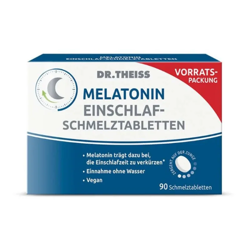 Dr. Theiss Melatonin Melatonină comprimate 90 Capsule — preț și oferte