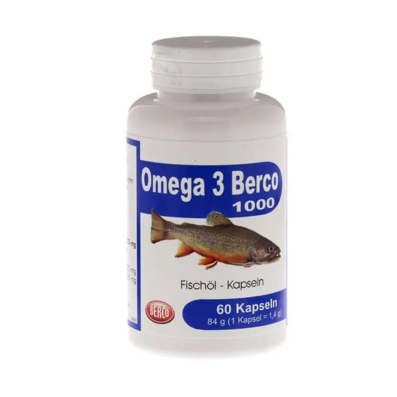 Omega-3 Berco 1000 mg Capsule 60 Capsule — preț și oferte