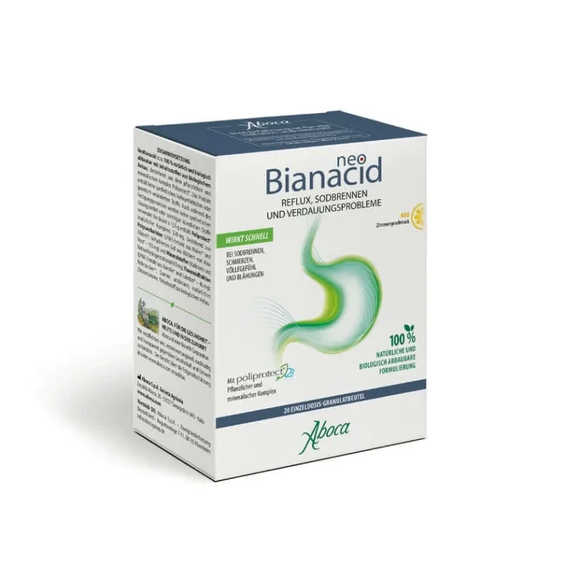 Neo Bianacid granule pliculețe cu aromă de lămâie 20 buc. — preț și oferte