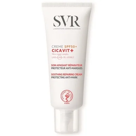 Crema reparatoare calmanta pentru fata si corp cu protectie solara SPF 50+ Cicavit+, 40 ml, SVR — preț și oferte