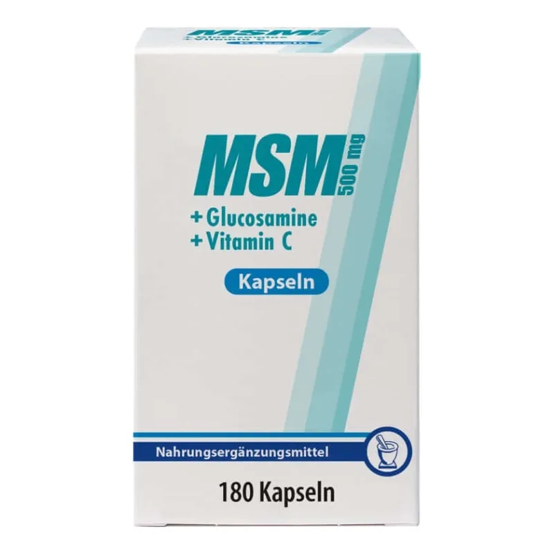 MSM 500 mg + Glucozamină Capsule 180 Capsule — preț și oferte