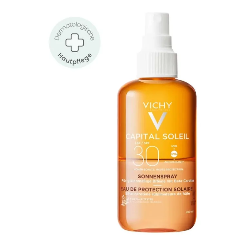 VICHY Capital Soleil Bronzant Intensificator Spray solar SPF 30 200 ml — preț și oferte