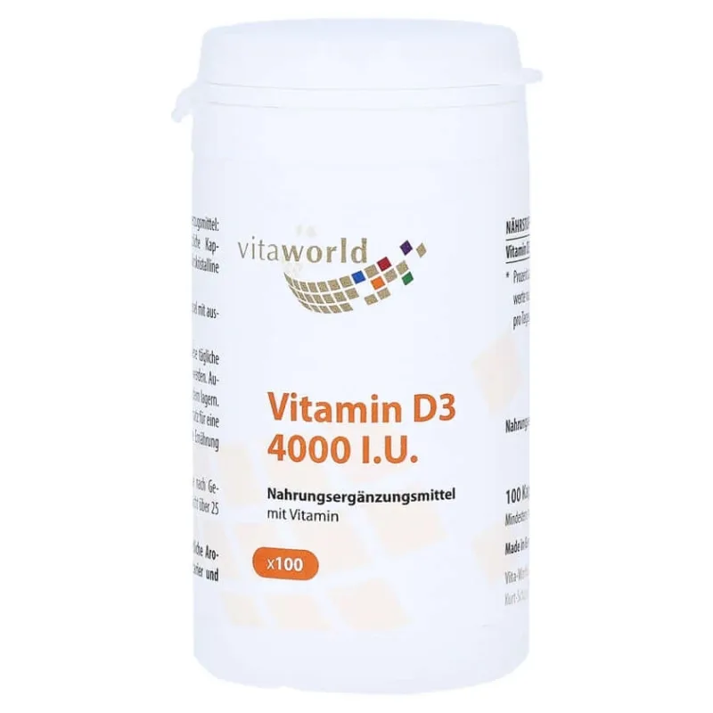 Vitamina D3 4,000 U.I. Capsule 100 Capsule — preț și oferte