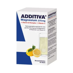Additiva Magneziu 375mg +Vitamina B + Vit C 20X6 g