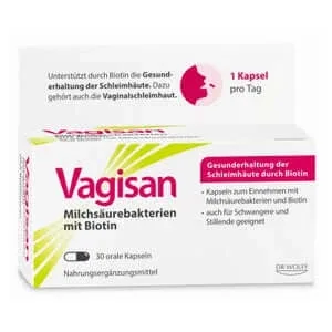 Vagisan Bacterii de acid lactic cu biotină Capsule 30 Capsule — preț și oferte