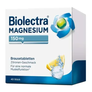 Biolectra Magneziu 150 mg Lămâie Efervescentă 40 Capsule