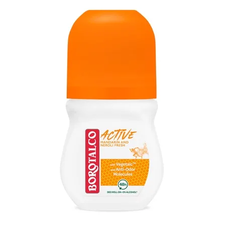 Deodorant Roll-On Active Mandarine și Neroli, 50 ml, Borotalco — preț și oferte