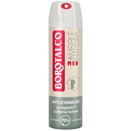 Deodorant Spray Antiperspirant pentru Bărbați Invisible, 150 ml, Borotalco — preț și oferte