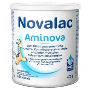 Novalac Aminova hrană specială 0-36 luni 400 g — preț și oferte