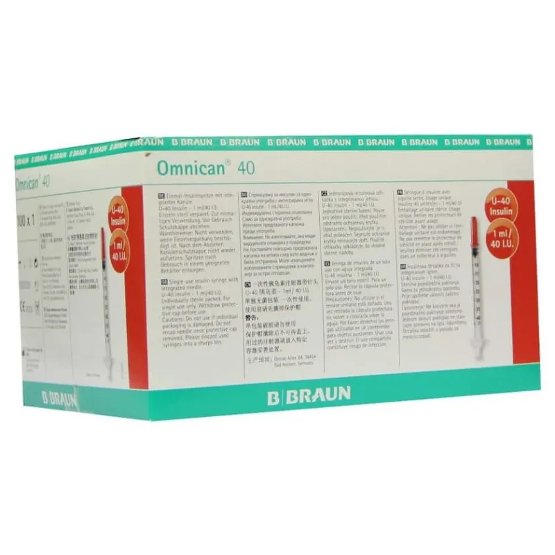 Omnican Insulinspr.1 ml U40 w.Kan.0, 30x8 100X1 buc — preț și oferte