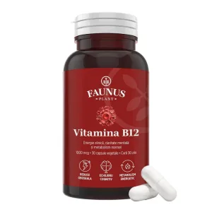 Faunus Vitamina B12 1000 mcg, 30 Capsule