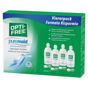 Desin multifuncțional Opti-free Puremoist 4X300 ml