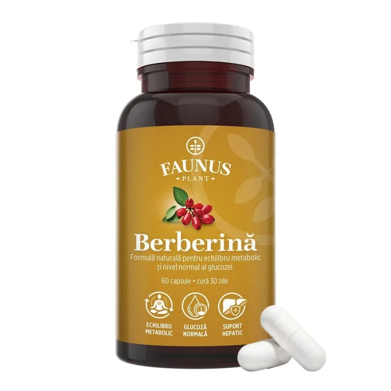 Faunus Berberina, 60 Capsule FAUNUS PLANT — preț și oferte