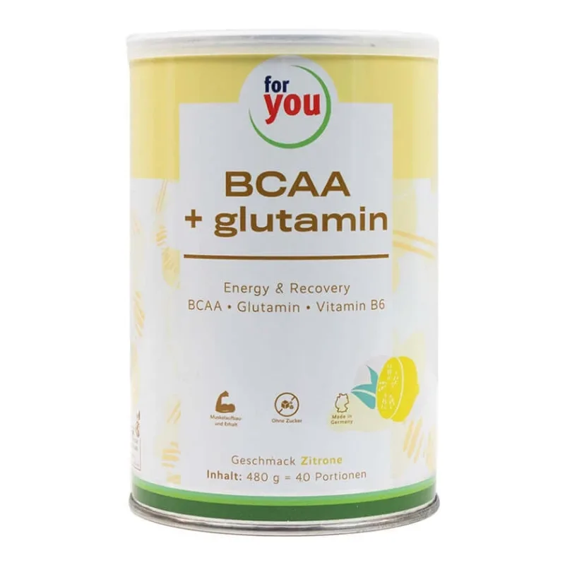 pentru tine BCAA + Glutamină Energie și recuperare Lămâie 480 g — preț și oferte