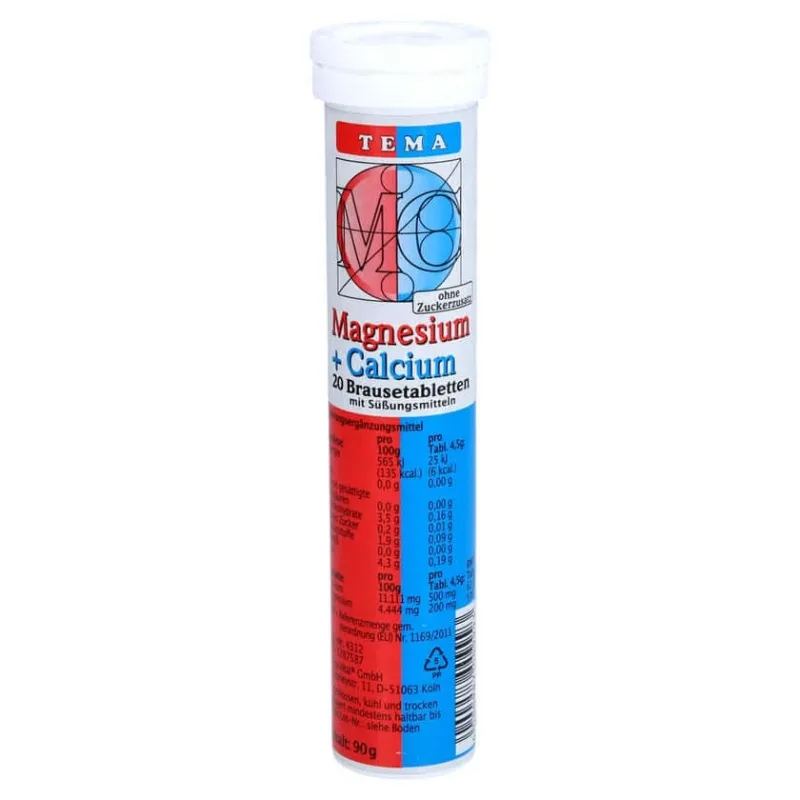 Magneziu+calciu comprimate efervescente 20 Capsule — preț și oferte