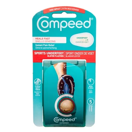 Plasturi pentru basicile din talpa, 5 bucati, Compeed — preț și oferte
