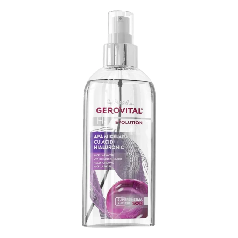 Apa micelara cu acid hialuronic H3 Evolution, 150 ml, Gerovital FARMEC — preț și oferte