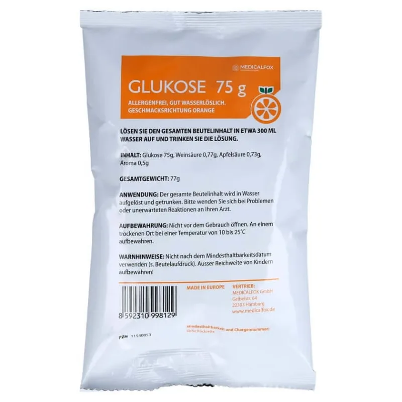 Glucoză portocalie Plv.z.Her.z.Lsg.z.Ei 75 g — preț și oferte