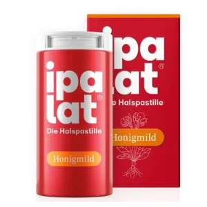 ipalat® Pastilă pentru gât miere ușoară 40 buc.