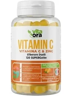 Vitamina C si Zinc Adulti, 120 jeleuri, Vita Ora Vitaora — preț și oferte