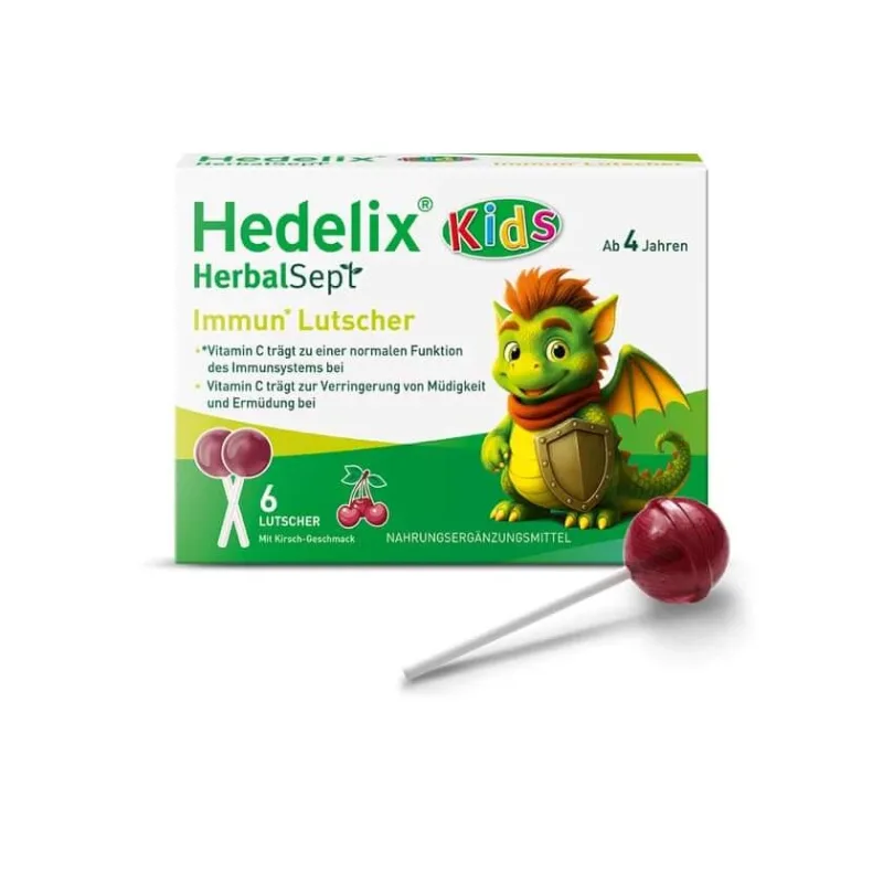 Hedelix Herbalsept Immune Lollipop Kids 6 buc. — preț și oferte
