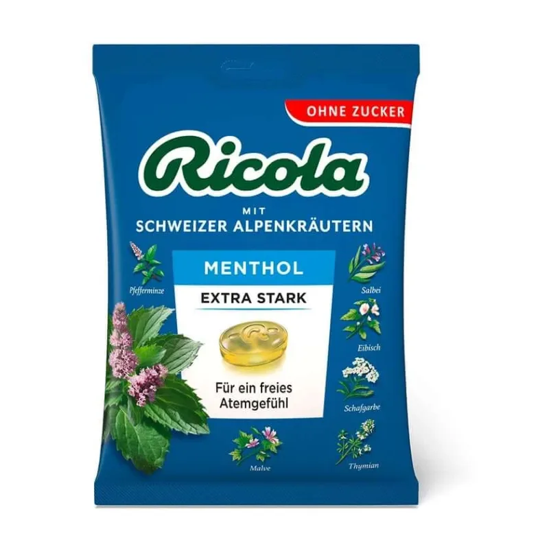 Ricola O.z.beutel Mentol extra puternic Bo 75 g — preț și oferte