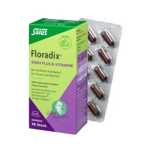 Floradix Fier plus B-Vitamine Capsule 40 Capsule