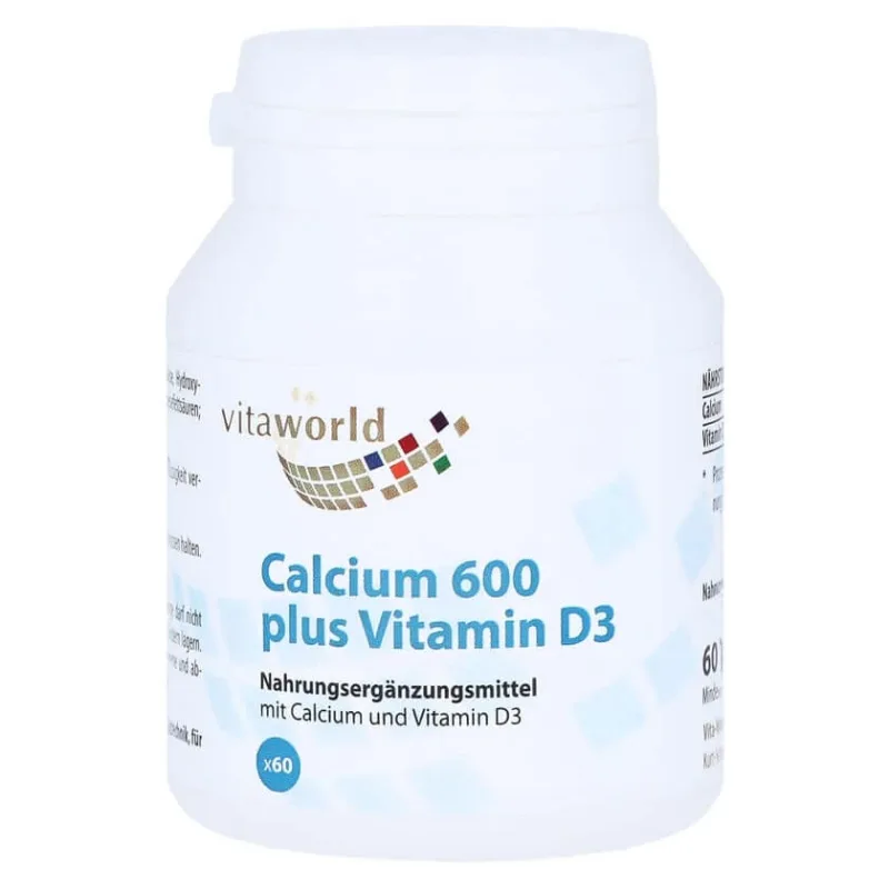 Calciu 600 plus D3 Tablete 60 Capsule — preț și oferte