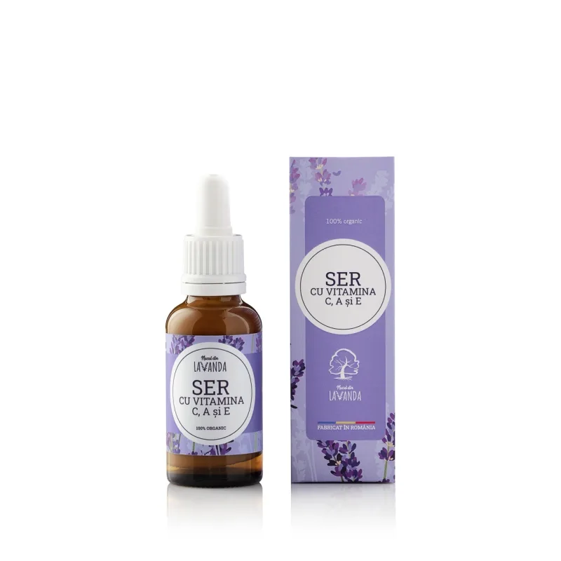 Ser cu Vitamine A,C,E, Nucul Din Lavandă, x 30 ml — preț și oferte