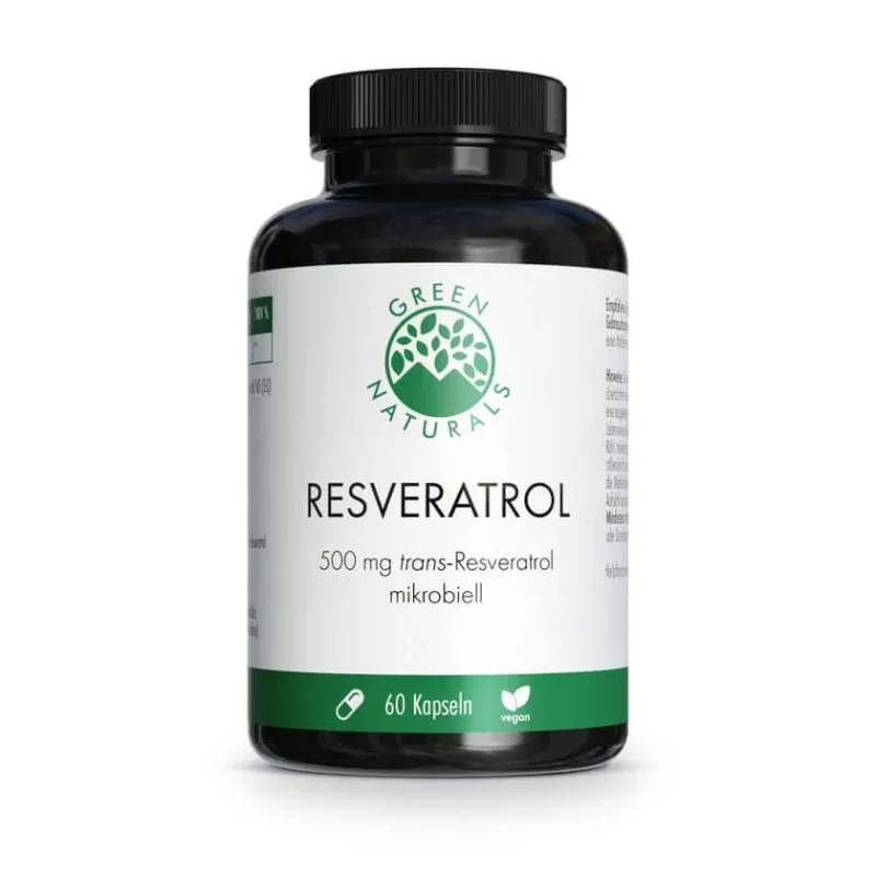 Green Naturals Trans-resveratrol 500 Mg Capsule vegane 60 Capsule — preț și oferte