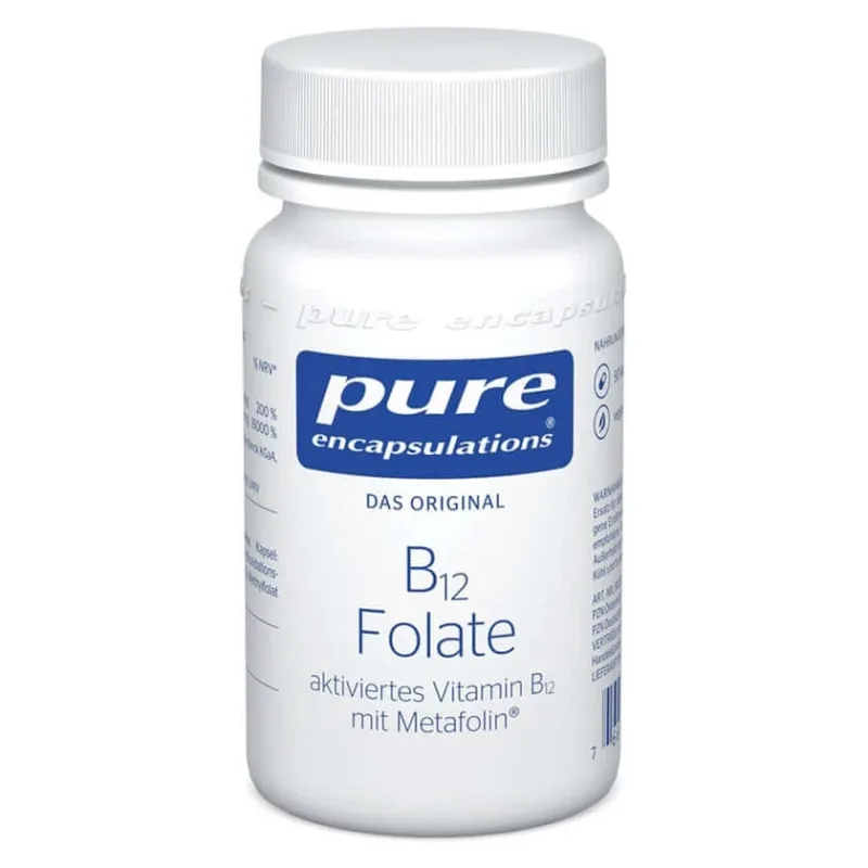 Încapsulări pure B12 Folat 90 St — preț și oferte