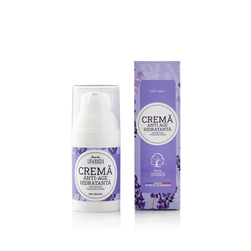 Cremă anti-age cu Acid hialuronic, Nucul Din Lavandă, x 40ml Nucul din Lavanda — preț și oferte