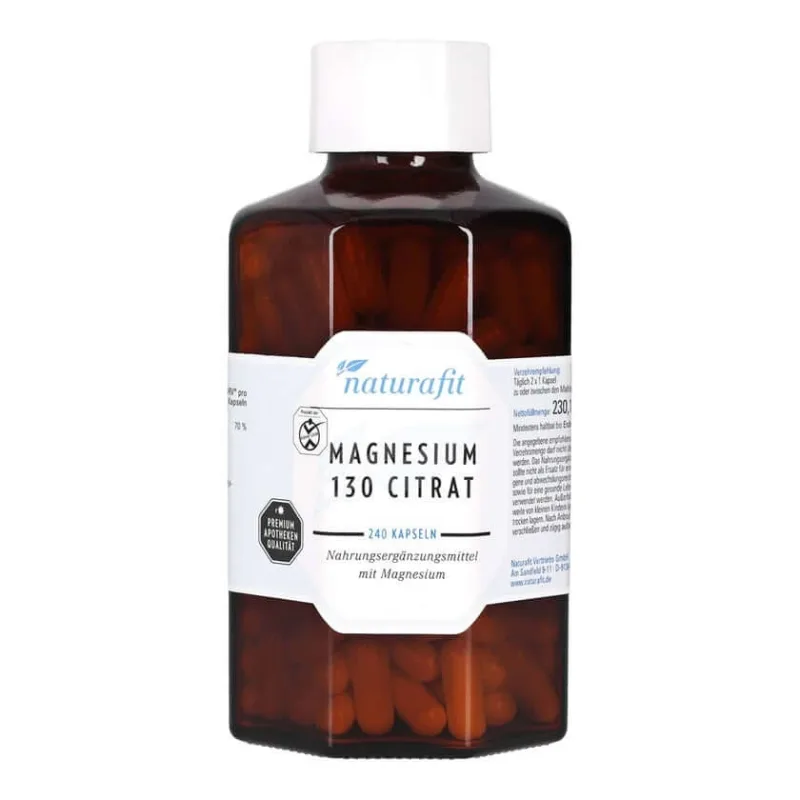 Naturafit Magneziu 130 Citr Capsule 240 Capsule — preț și oferte