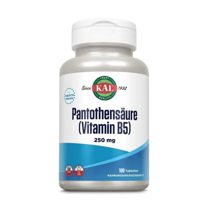 KAL Acid pantotenic (vitamina B 5) 250 mg 100 St — preț și oferte