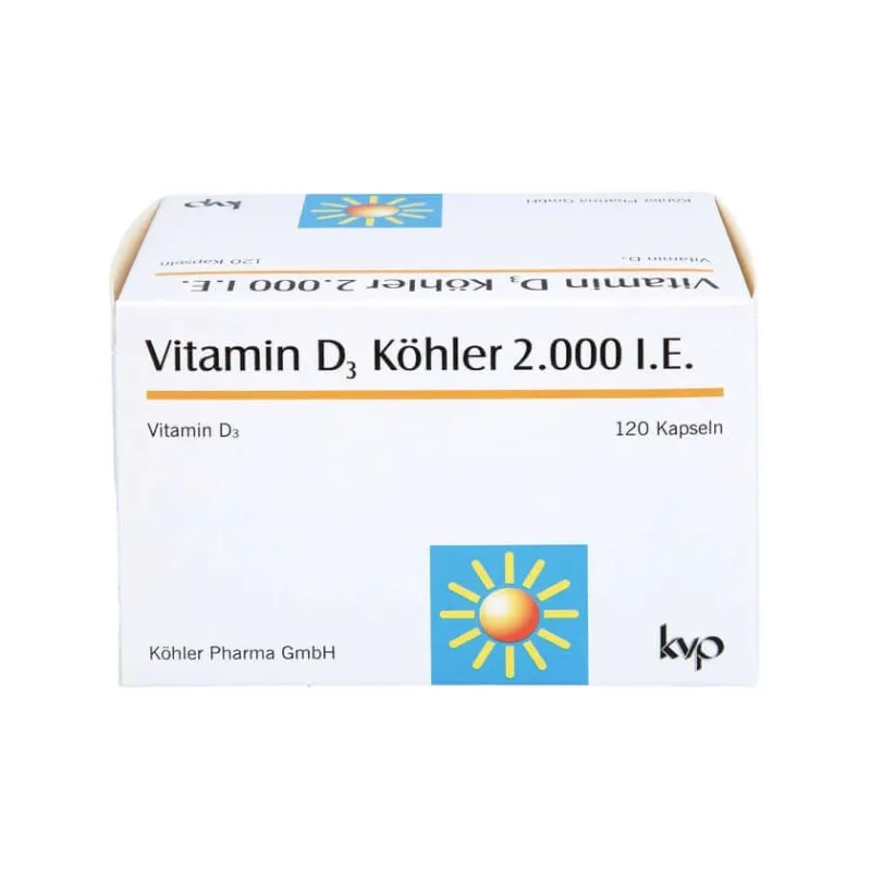 Vitamina D3 Köhler 2.000 UI 120 St — preț și oferte
