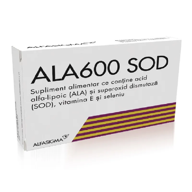 Ala600 SOD, 20 comprimate, Alfasigma — preț și oferte