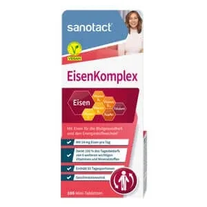 sanotact Complex de fier Mini tablete 100 capsule — preț și oferte