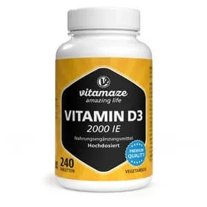 Vitamina D3 2,000 I.e. Tablete vegetariene 240 Capsule — preț și oferte