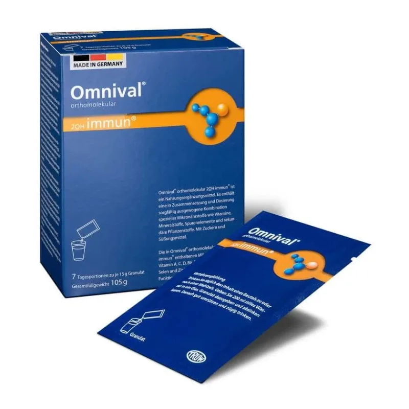 Omnival orthomolecular 2OH imun granule 7 buc. — preț și oferte