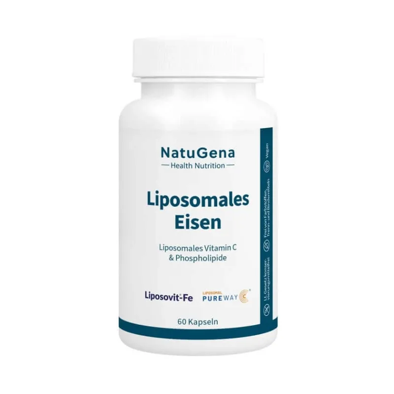 Fier lipozomal + vitamina C Vegan Capsule 60 Capsule — preț și oferte